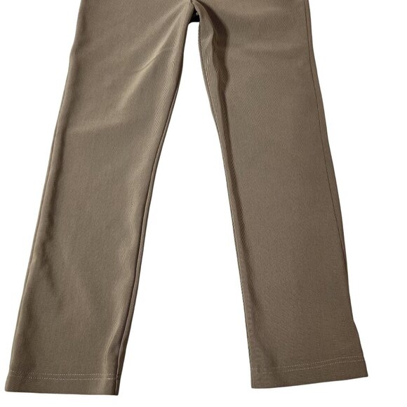 Equestrian Womens L Tan Compression Pull-On Riding Breeches Tactel Lycra Pants - Picture 5 of 11